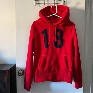 | Abercrombie & Fitch | Red Hoodie